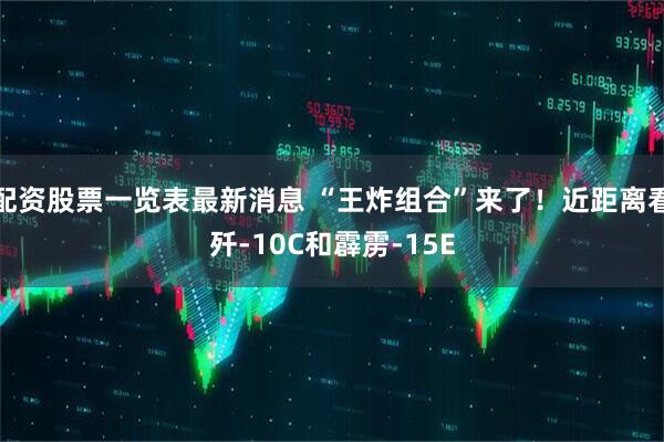 配资股票一览表最新消息 “王炸组合”来了！近距离看歼-10C和霹雳-15E
